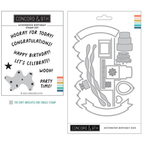 Concord & 9th Accordion Birthday Stamp and Die Bundle