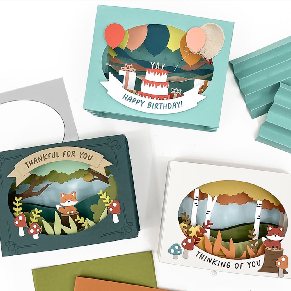 Concord & 9th Accordion Card Base Die Set 12532 samples