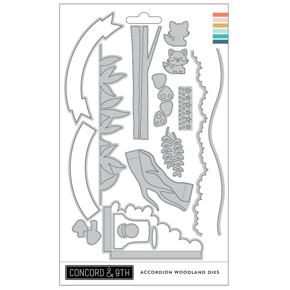 Concord & 9th Accordion Woodland Die Set 12537