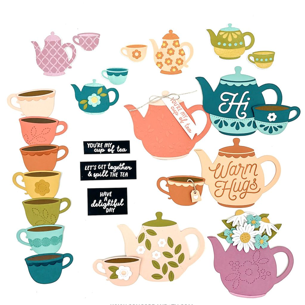 Concord & 9th Afternoon Tea Clear Stamp Set 12302 product