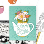 Concord & 9th Afternoon Tea Clear Stamp Set 12302 warm