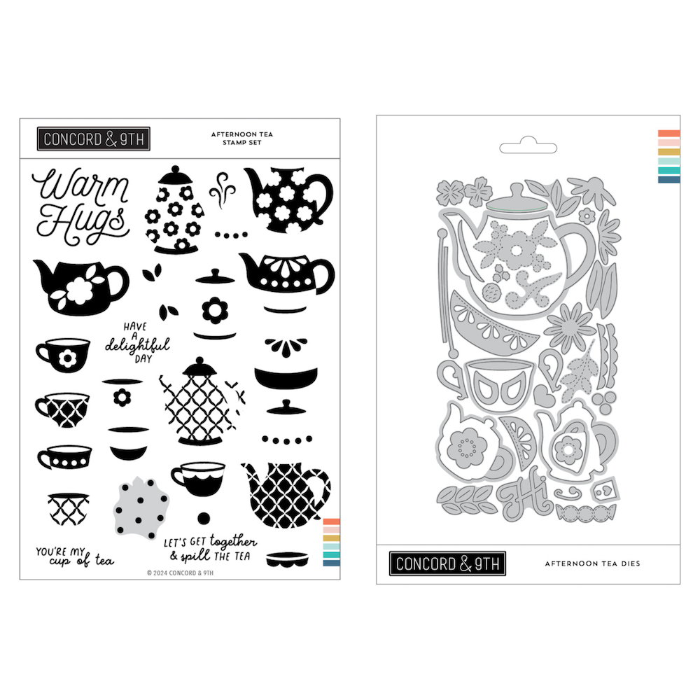 Concord & 9th Afternoon Tea Stamp and Die Bundle