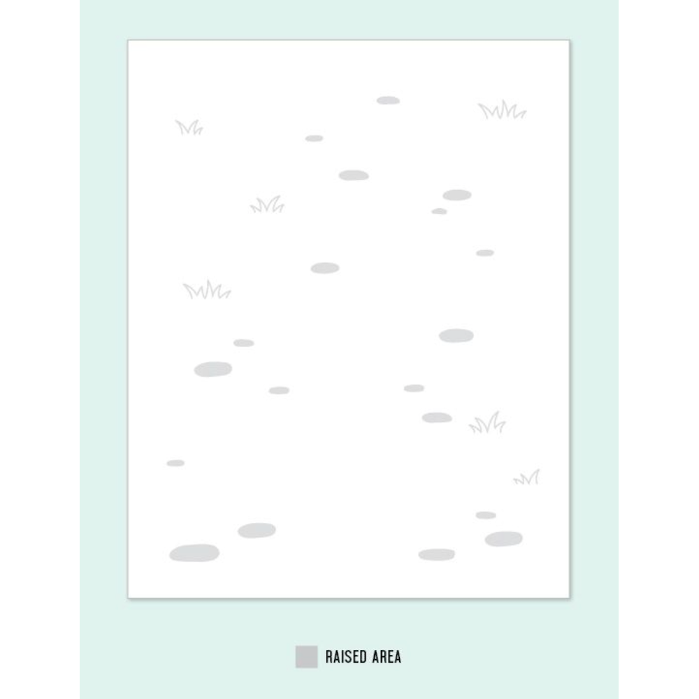 Concord & 9th Along The Path Embossing Folder 12389