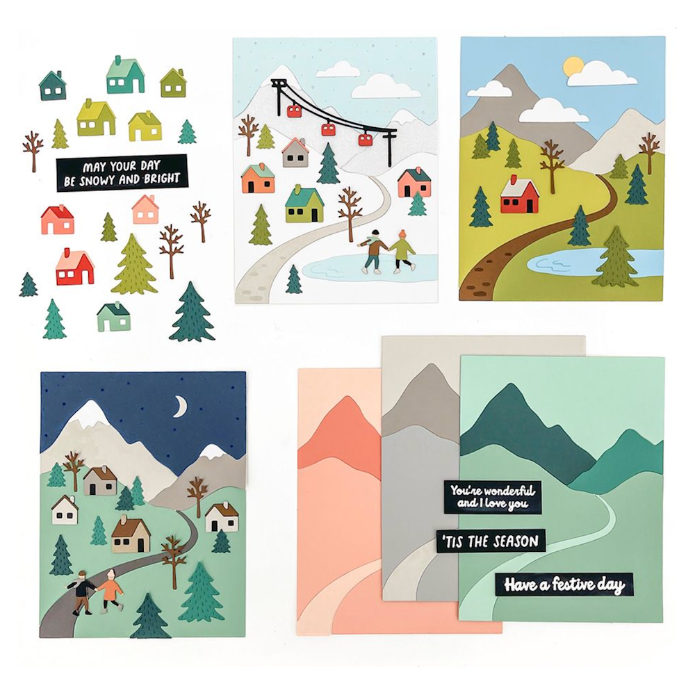 Concord & 9th Alpine Village Clear Stamp Set 12321 product
