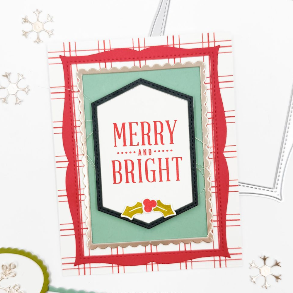 Concord & 9th Assorted Frames Die Set 13042 merry and bright