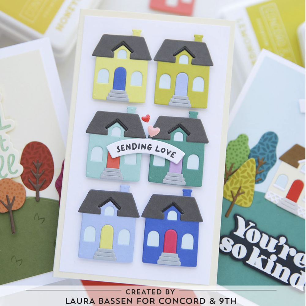 Concord & 9th Autumn Lane Clear Stamp Set 13015 sending love