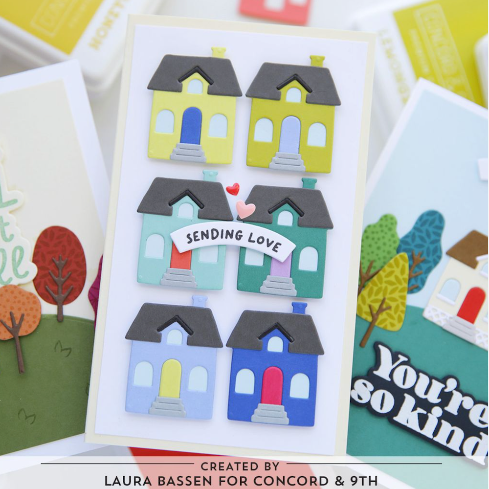 Concord & 9th Autumn Lane Clear Stamp Set 13015 sending love