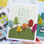 Concord & 9th Autumn Lane Die Set 13016 fall trees