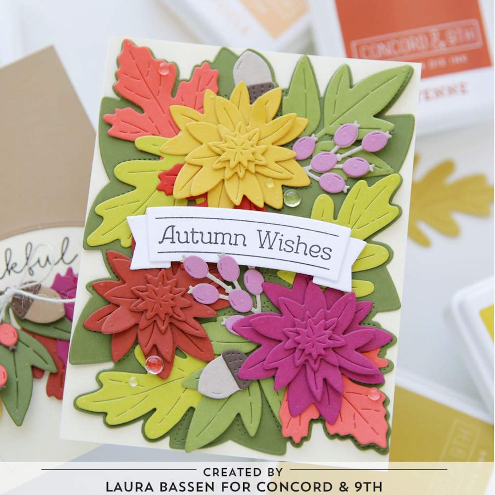 Concord & 9th Autumn Splendor Clear Stamp Set 12578 autumn wishes