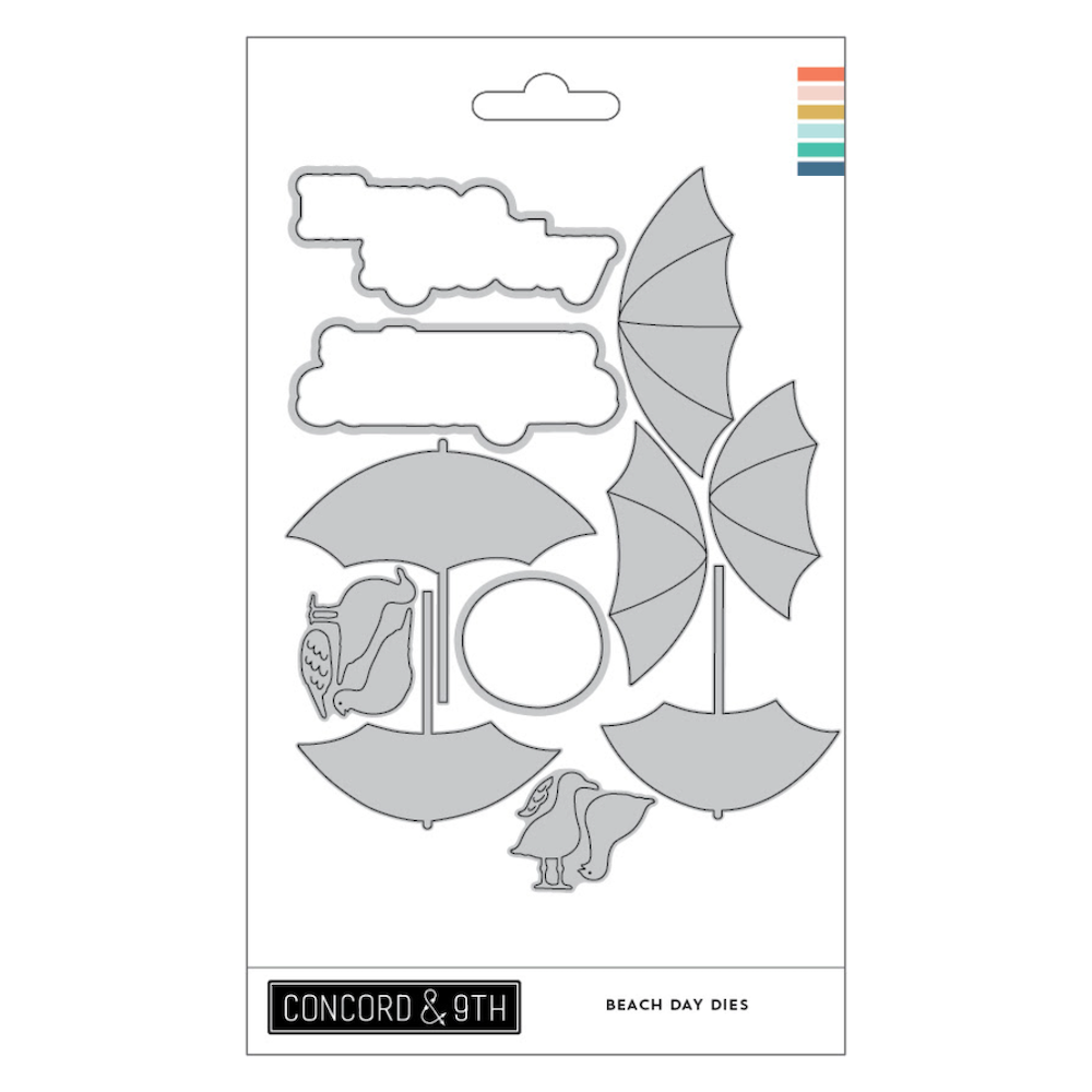 Concord & 9th Beach Day Stamp and Die Bundle wafer