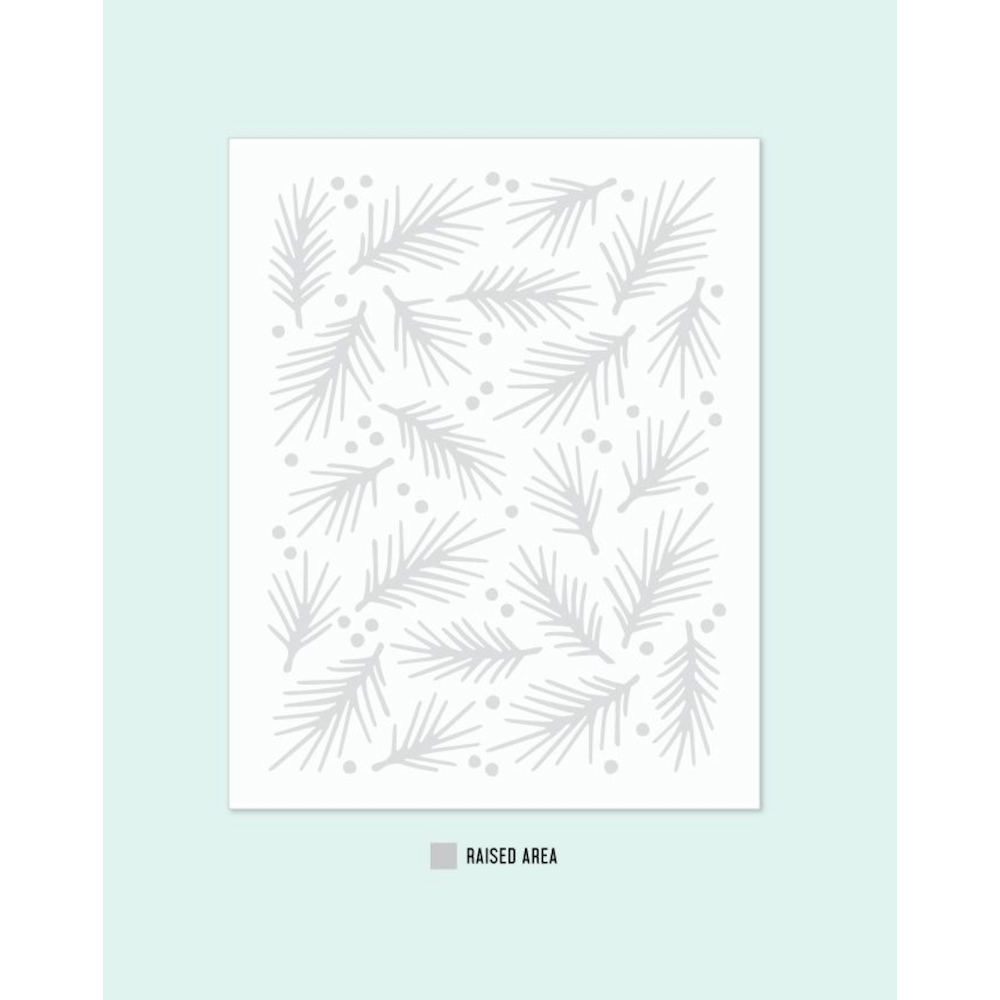 Concord & 9th Berries & Boughs Embossing Folder 12206