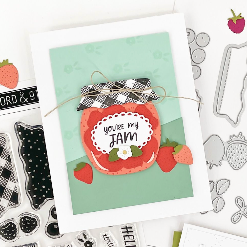 Concord & 9th Berries and Jam Clear Stamp Set 12336 jar