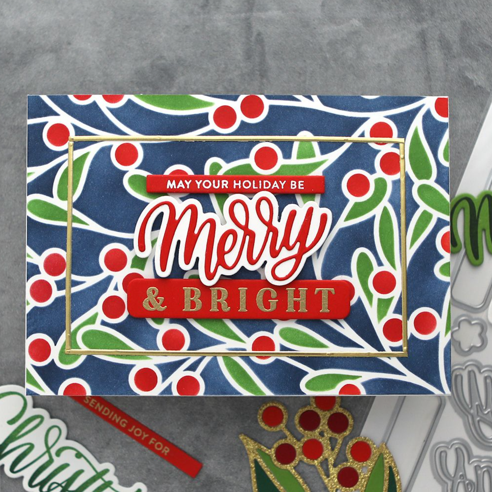 Concord & 9th Berries and Leaves Stencil Pack kw1003
