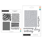 Concord & 9th Big Happy Patterns Stamps and Dies Bundle