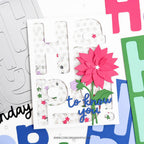 Concord & 9th Big Happy Patterns Stamps and Dies Bundle To Know You Card