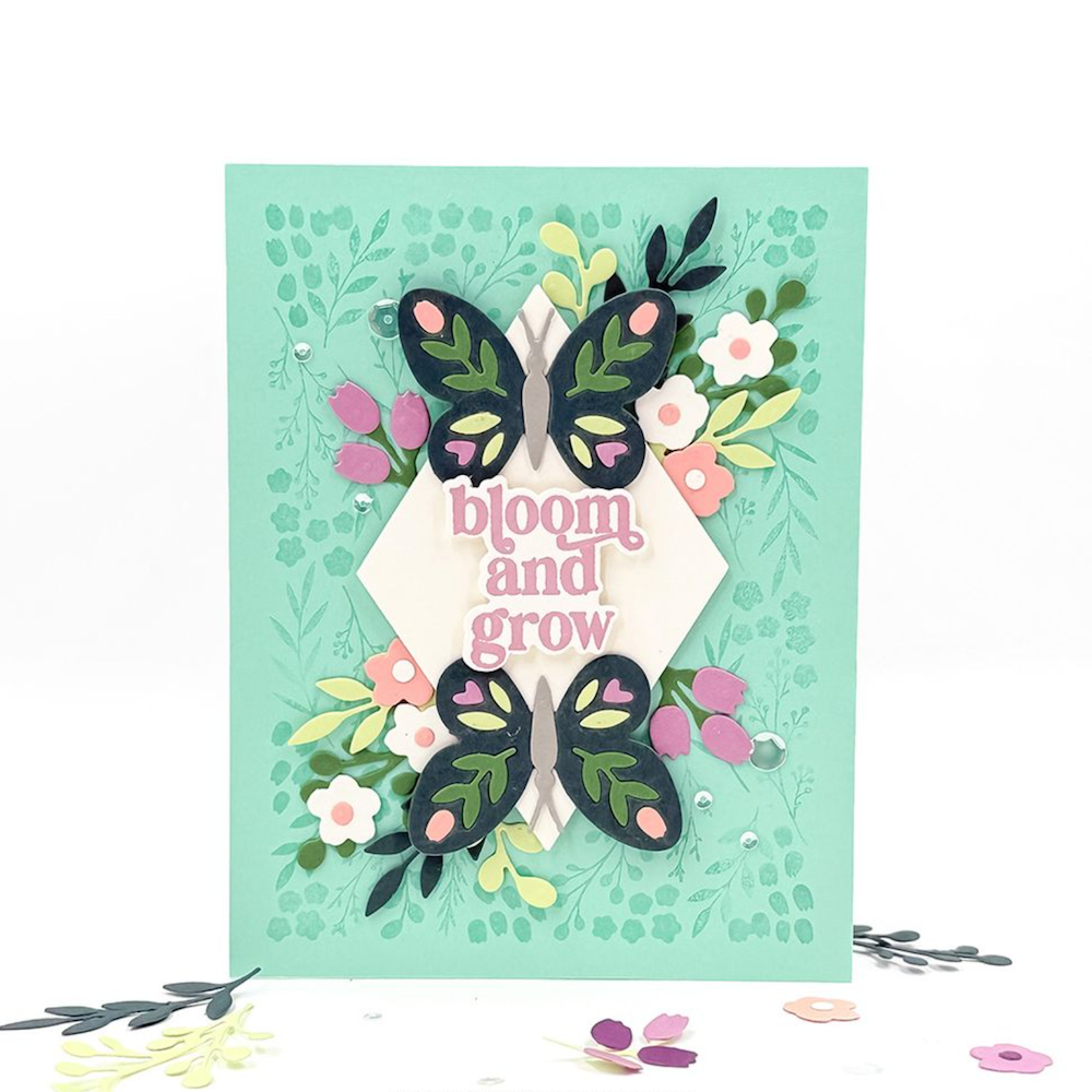 Concord & 9th Bloom & Grow Die Set 13116 butterfly