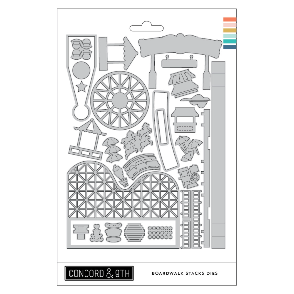 Concord & 9th Boardwalk Stacks Stamp and Die Bundle wafer