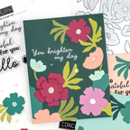 Concord & 9th Bright Blossoms Stamp and Die Bundle brighten