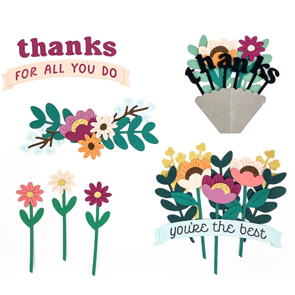 Concord & 9th Burst of Blooms Clear Stamp Set 12339 product