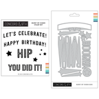 Concord & 9th Burst of Cheer Stamp and Die Bundle
