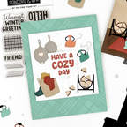Concord & 9th By the Fire Clear Stamp Set 12324 cozy