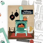 Concord & 9th By the Fire Clear Stamp Set 12324 warmth