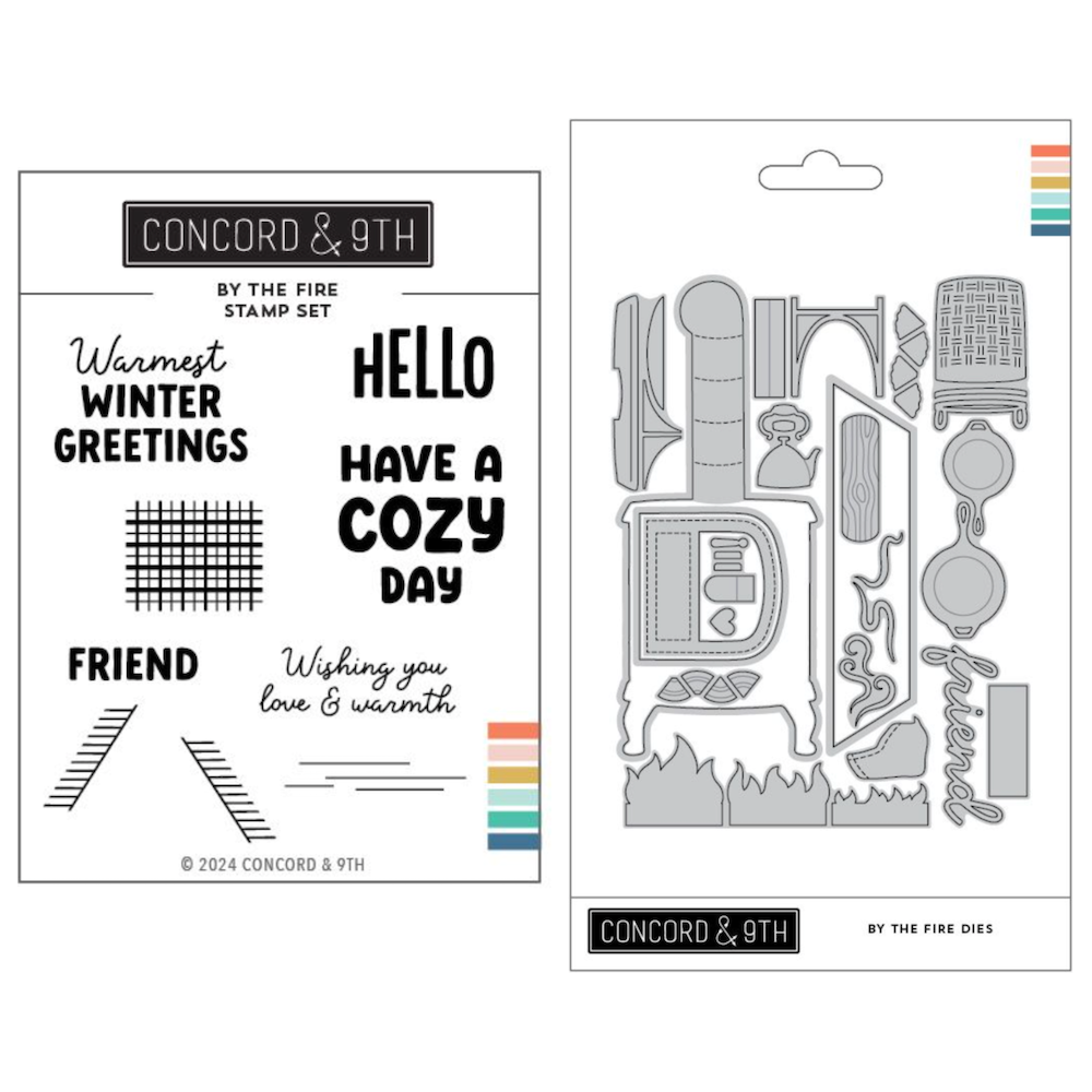 Concord & 9th By the Fire Stamp and Die Bundle