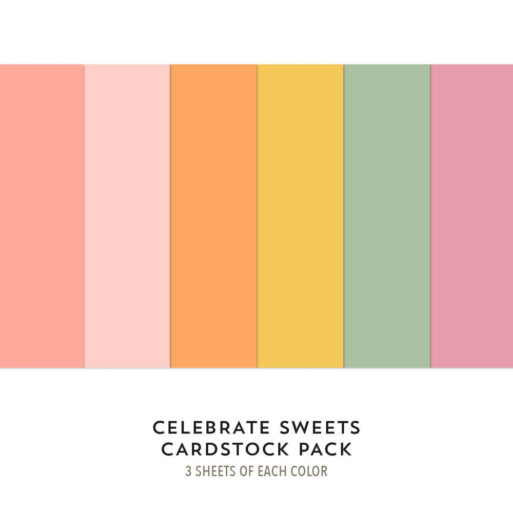 Concord & 9th Celebrate Sweets Cardstock Pack 12499