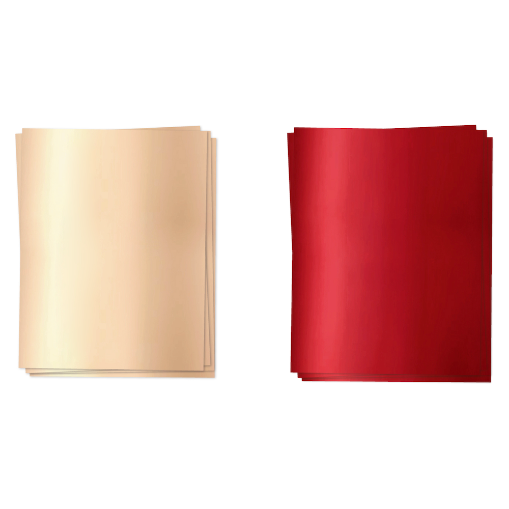 Concord & 9th Champagne and Red Foil Paper Bundle