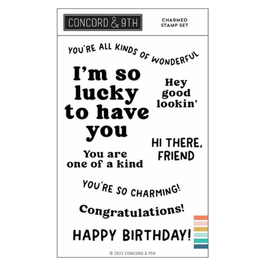 Concord & 9th Charmed Clear Stamp Set 12506