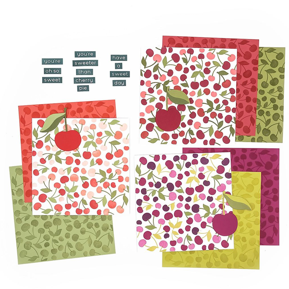 Concord & 9th Cherry Nice Stamp Die Turnabout and Embossing Folder Bundle product