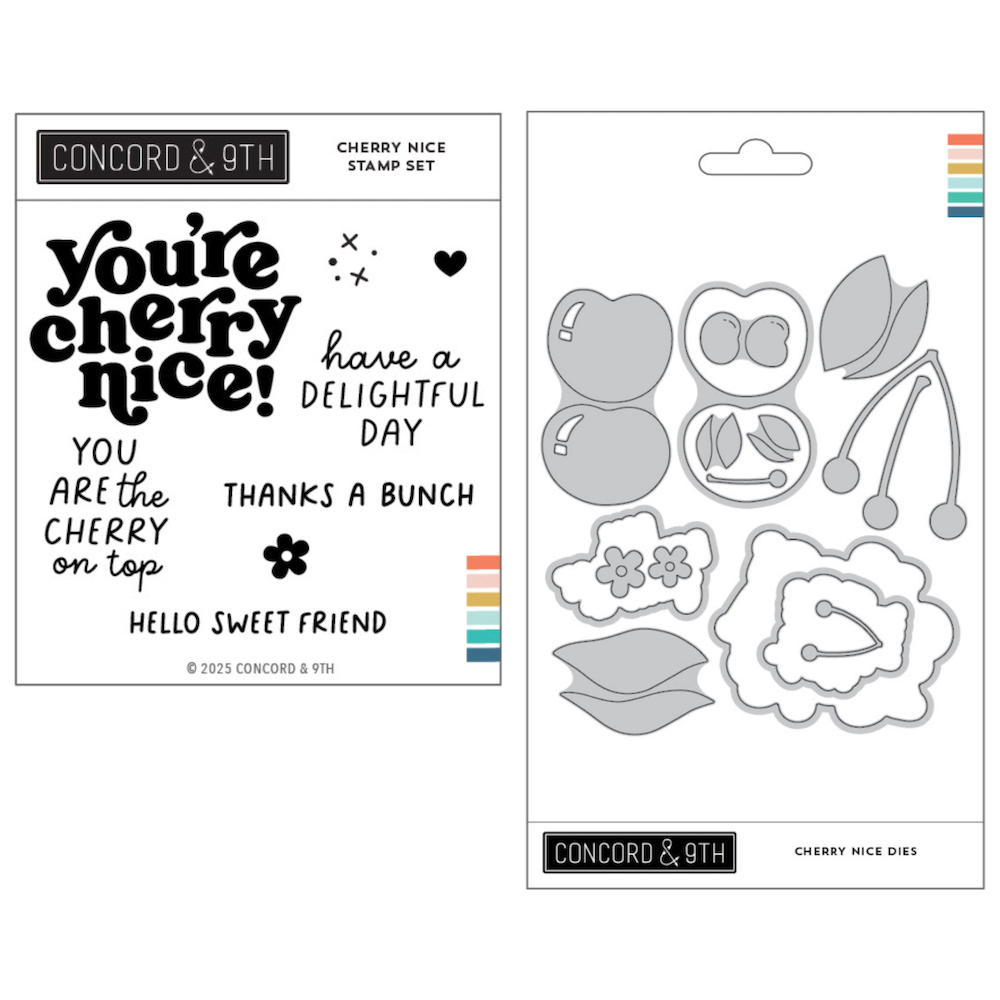 Concord & 9th Cherry Nice Stamp and Die Bundle
