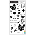 Concord & 9th Chicken Chatter Clear Stamp Set 12422