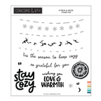 Concord & 9th Citrus & Spice Clear Stamp Set 12614
