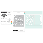 Concord & 9th Clear Skies Stamps Dies and Stencils Bundle