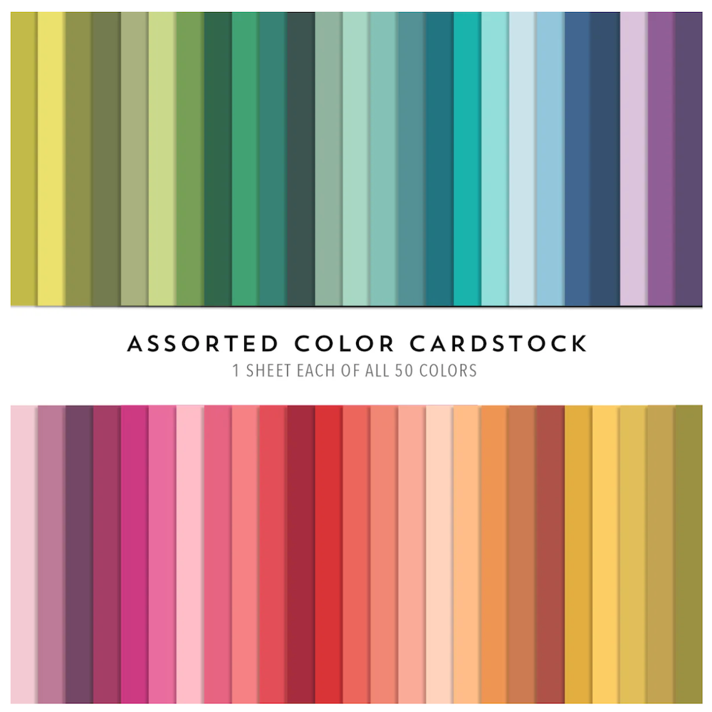 Concord & 9th Core Collection Assorted Color Cardstock Pack 12845