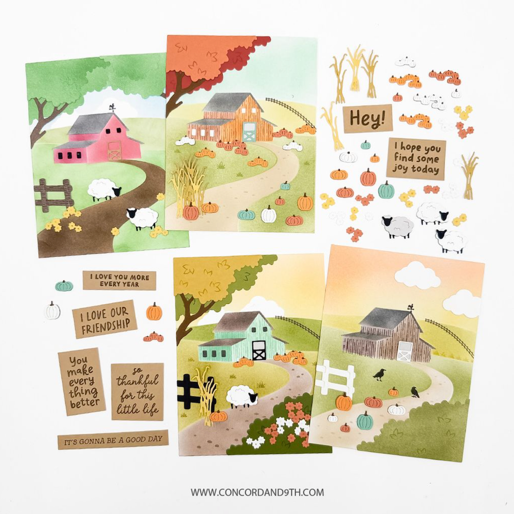 Concord & 9th Countryside Clear Stamp Set 13018 product