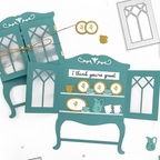 Concord & 9th Curio Clear Stamp Set 12539 teal