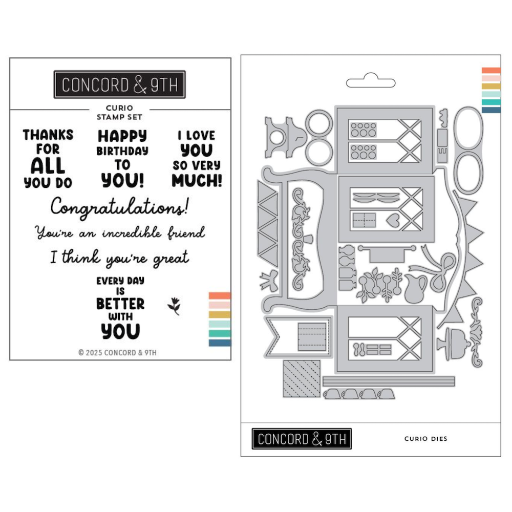 Concord & 9th Curio Stamp and Die Bundle