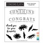 Concord & 9th Daisy Delight Clear Stamp Set 12995