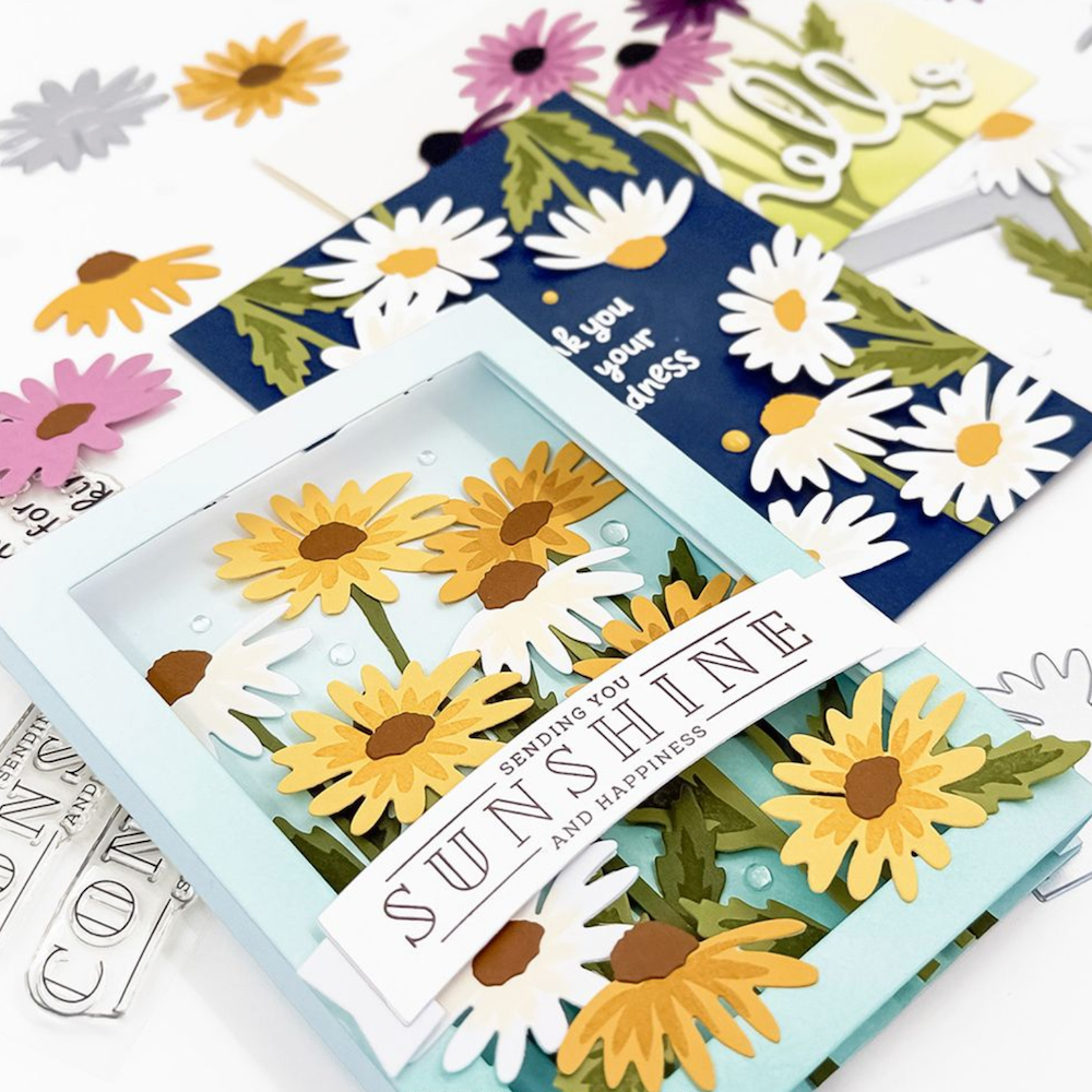 Concord & 9th Daisy Delight Clear Stamp Set 12995 flower sunshine