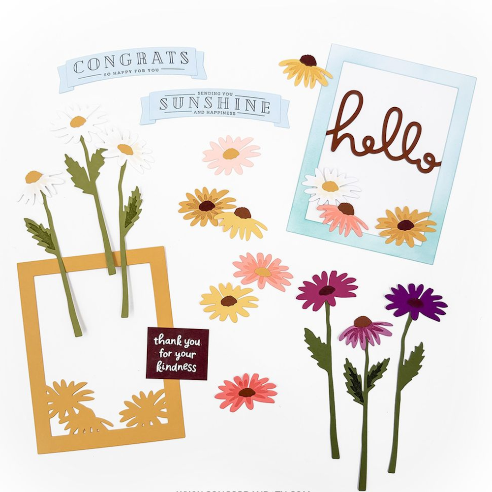 Concord & 9th Daisy Delight Clear Stamp Set 12995 product examples