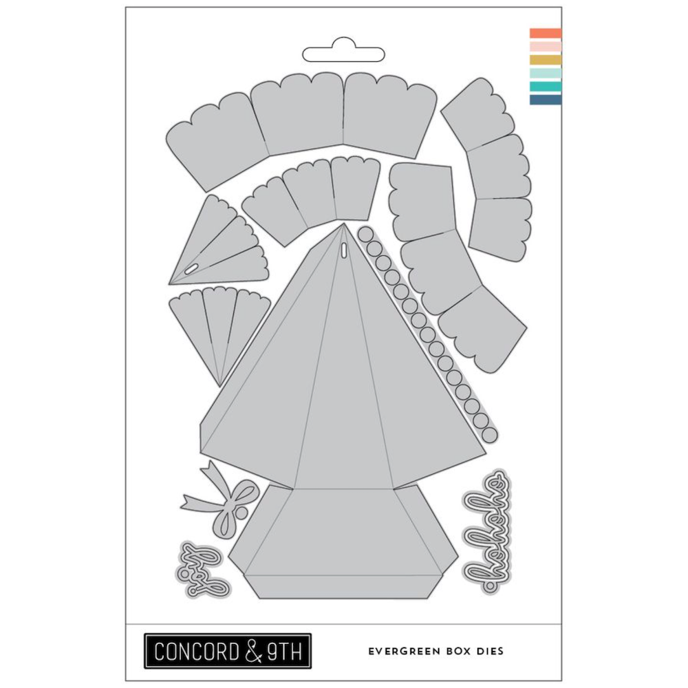 Concord & 9th Evergreen Box Die Set 13044