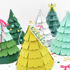 Concord & 9th Evergreen Box Die Set 13044 ho ho ho 