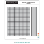 Concord & 9th Everyday Plaid Background Stamp Set 13045