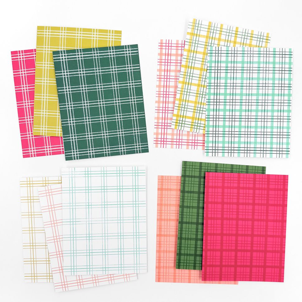 Concord & 9th Everyday Plaid Background Stamp Set 13045 product