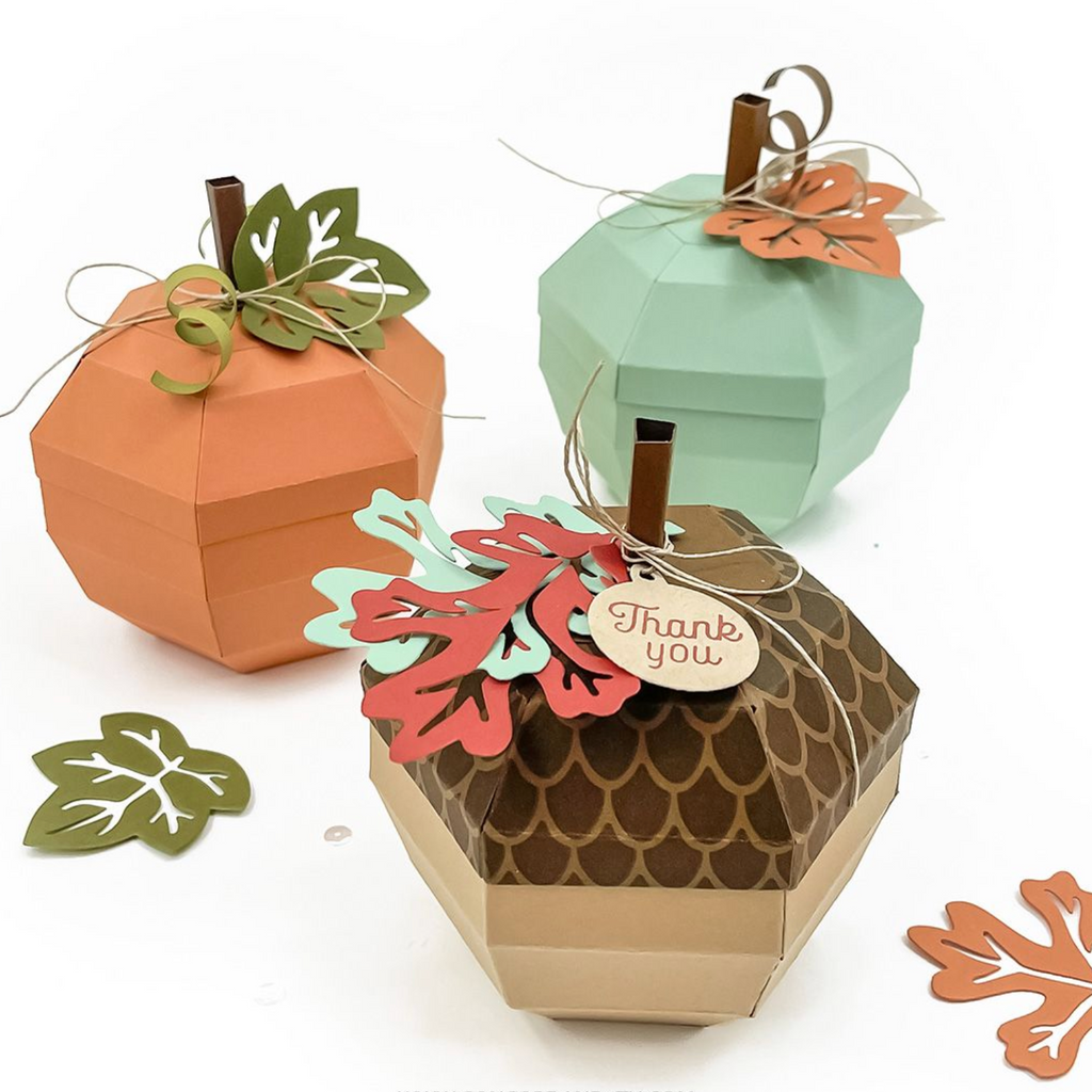 Concord & 9th Fall Favors Stamp and Dies Bundle thank
