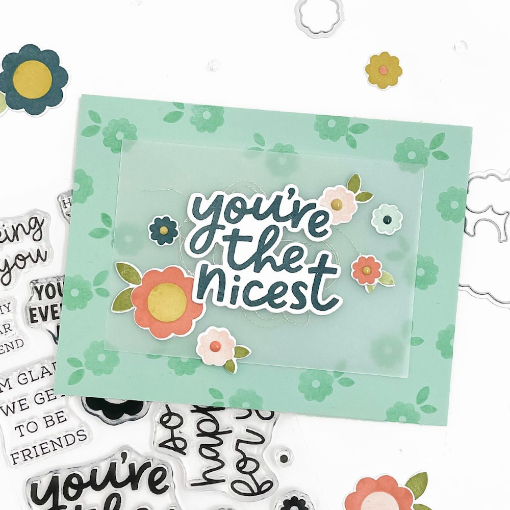 Concord & 9th Friendly Phrases Die Set 12688 nicest