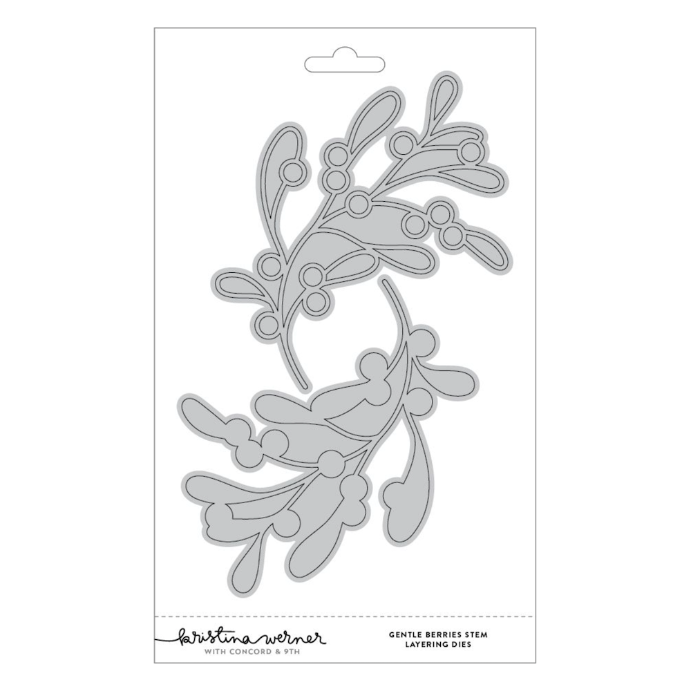 Concord & 9th Gentle Berries Stem Layering Die Set kw1004