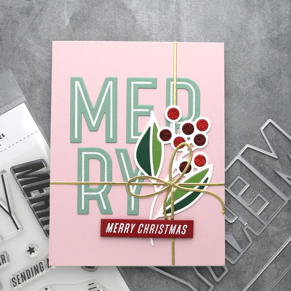 Concord & 9th Gift Bows Die Set kw1010 merry